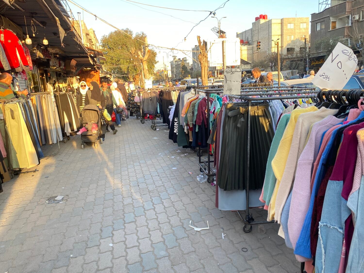 أسواق دمشق قبل عيد الفطر (الحل نت)