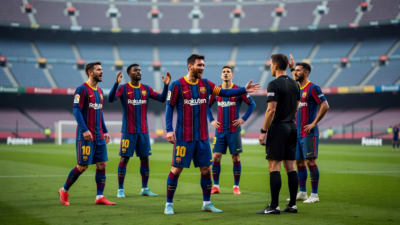 برشلونة يصعّد ضد التحكيم: شكوى ثانية إلى اليويفا بعد الخروج الأوروبي