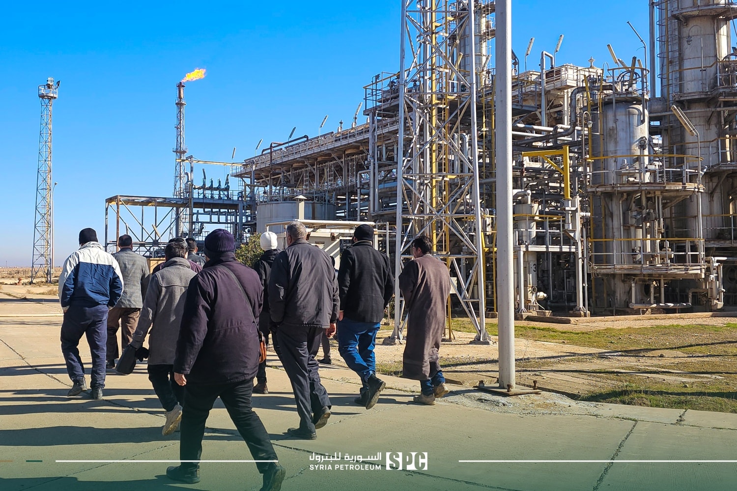الحكومة الانتقالية تستلم حقول الجبسة من قوات سوريا الديمقراطية في كانون الثاني/يناير 2026- الشركة السورية للبترول