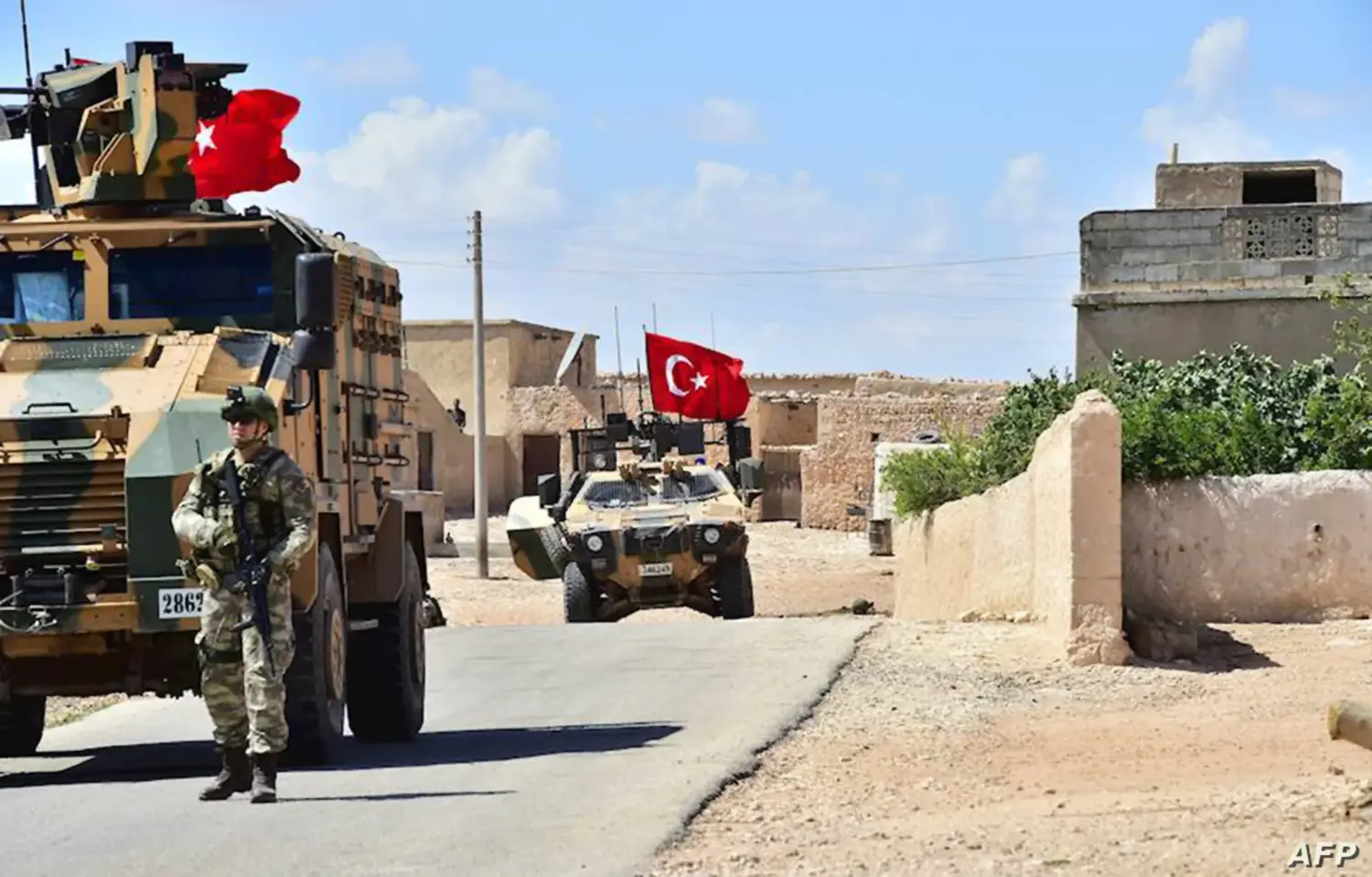 الجيش التركي في سوريا (أ ف ب)