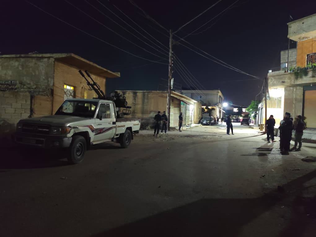 انتشار قوى الأمن الداخلي في بلدة زاكية