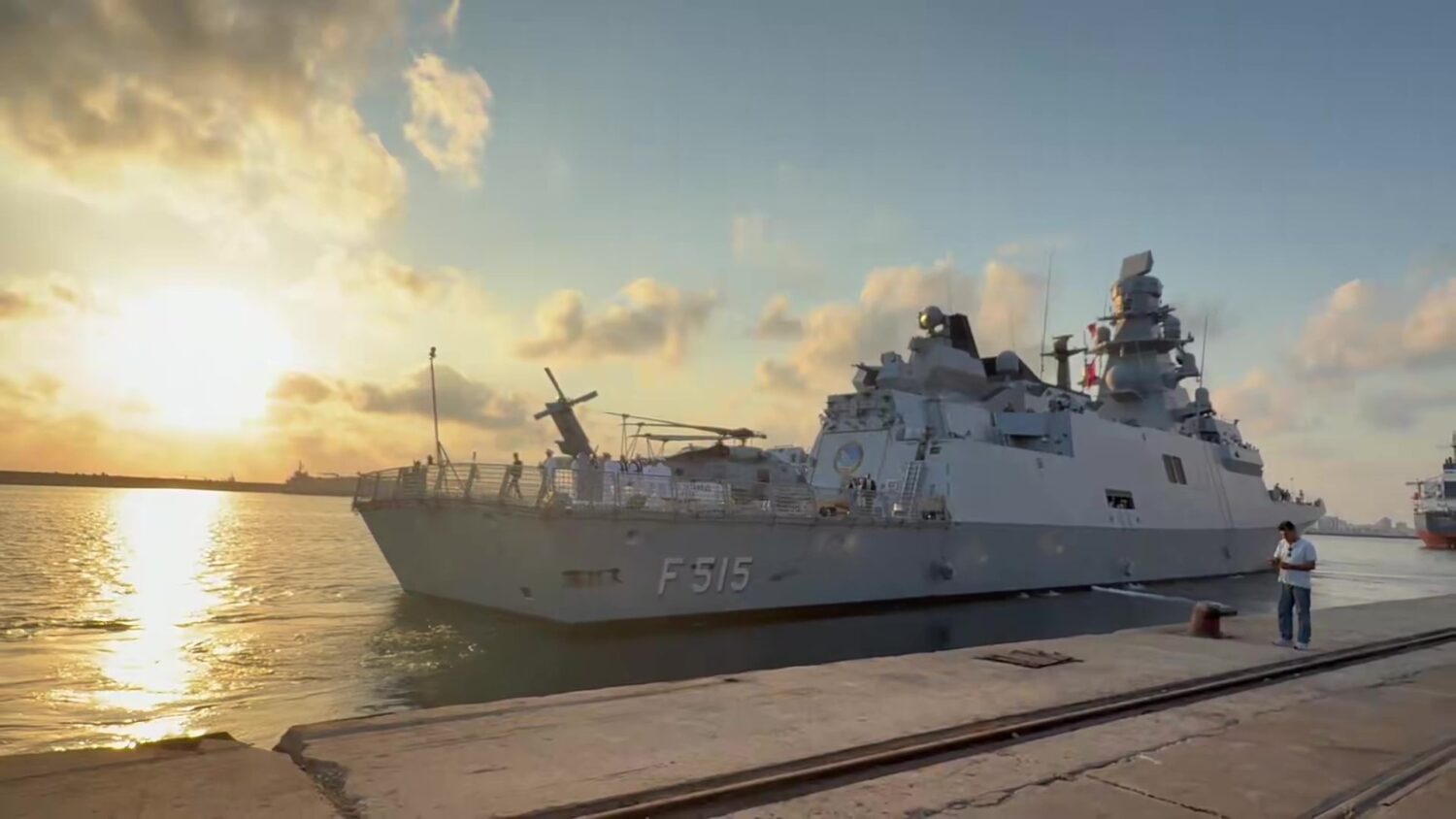 الفرقاطة تركية "TCG Istanbul" قبالة السواحل السورية 14 تموز/يوليو 2026، Nuh Yılmaz 