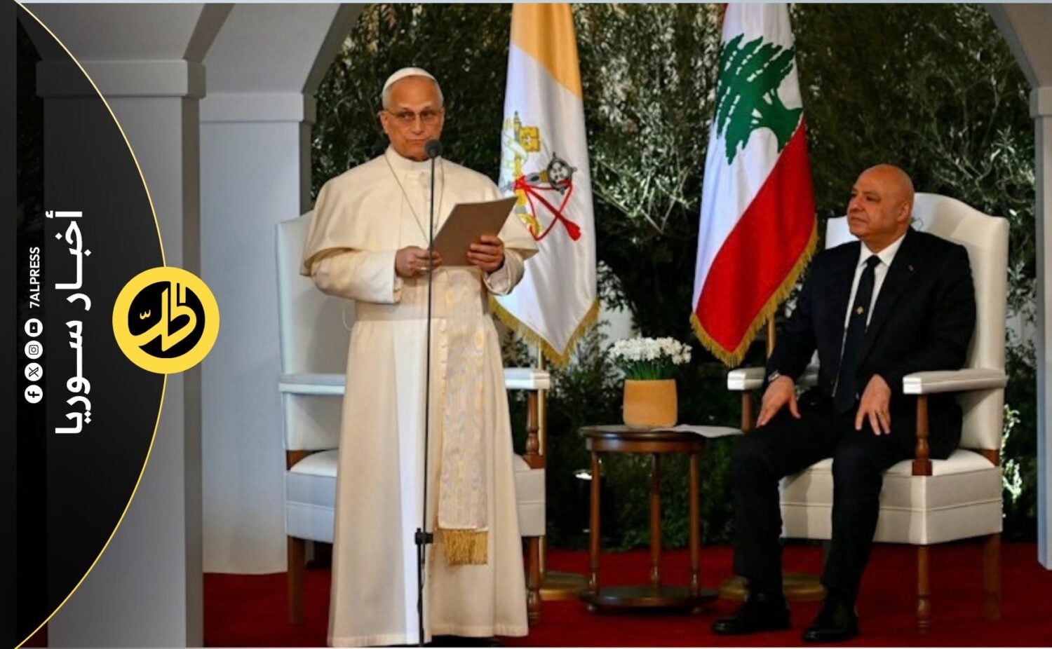 توقيف سوري في لبنان خطط لاغتيال البابا بتكليف من “داعش”