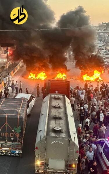 احتجاجات المحروقات تتوسع في سوريا.. 41 نقطة تظاهر وقطع طرق رئيسية في 8 محافظات