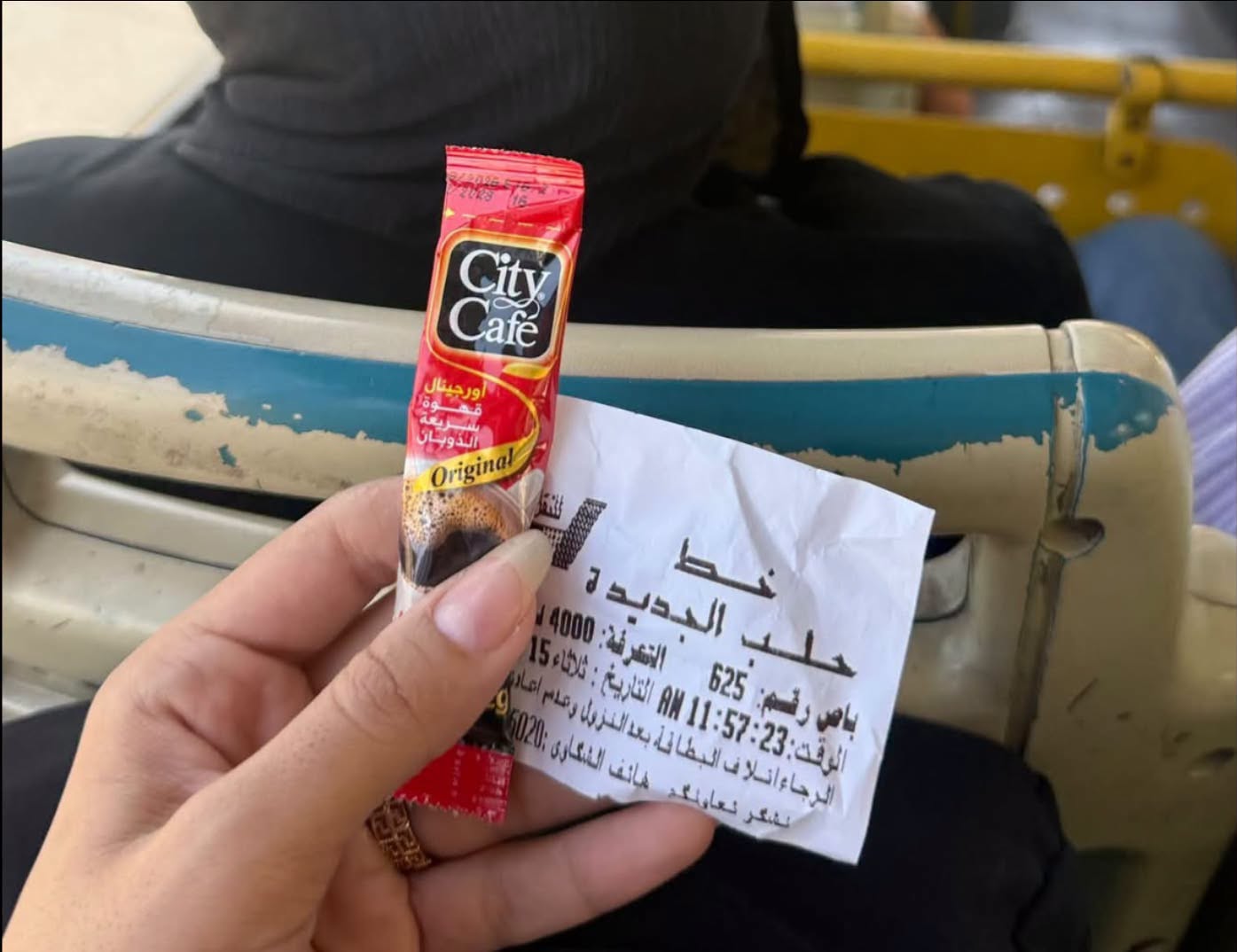 تعرفة الراكب الجديدة مع ظرف "نسكافيه" وسائل التواصل الاجتماعي
