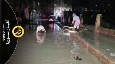 السيول في سوريا تودي بحياة شخصين وتقطع طرقاً بين المحافظات